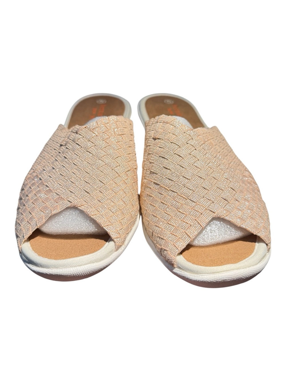 Bernie Mev Bonbon Slide Sandals Women’s 10 EU 41 New Blush Shimmer NIB